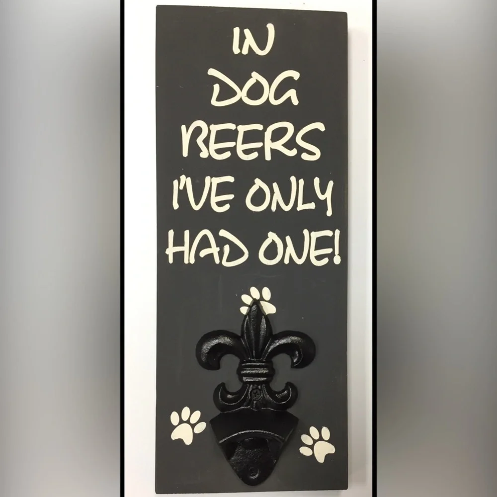 Bottle Opener on Hand Painted‎ Wood